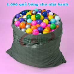 1000 quả bóng nhựa 8 cm cho nhà banh quây cũi S08V0A