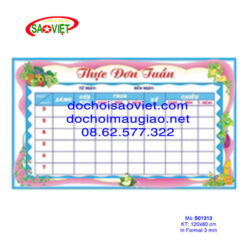 Bảng Thực Đơn Tuần