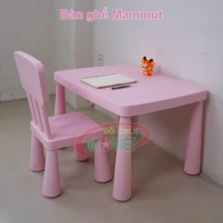 bộ bàn ghế Mammut cho bé ngồi học S013NM