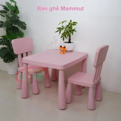 bộ bàn ghế Mammut cho bé ngồi học S013NM