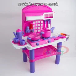 Bộ nấu ăn Supper tập làm bếp 34 chi tiết MN562084A