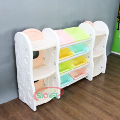 Kệ để đồ chơi cho bé mầm non bằng nhựa S014ND11 2