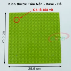 kích thước tấm nền-base-đế để chơi lắp ráp xếp hình Lego S26V0A