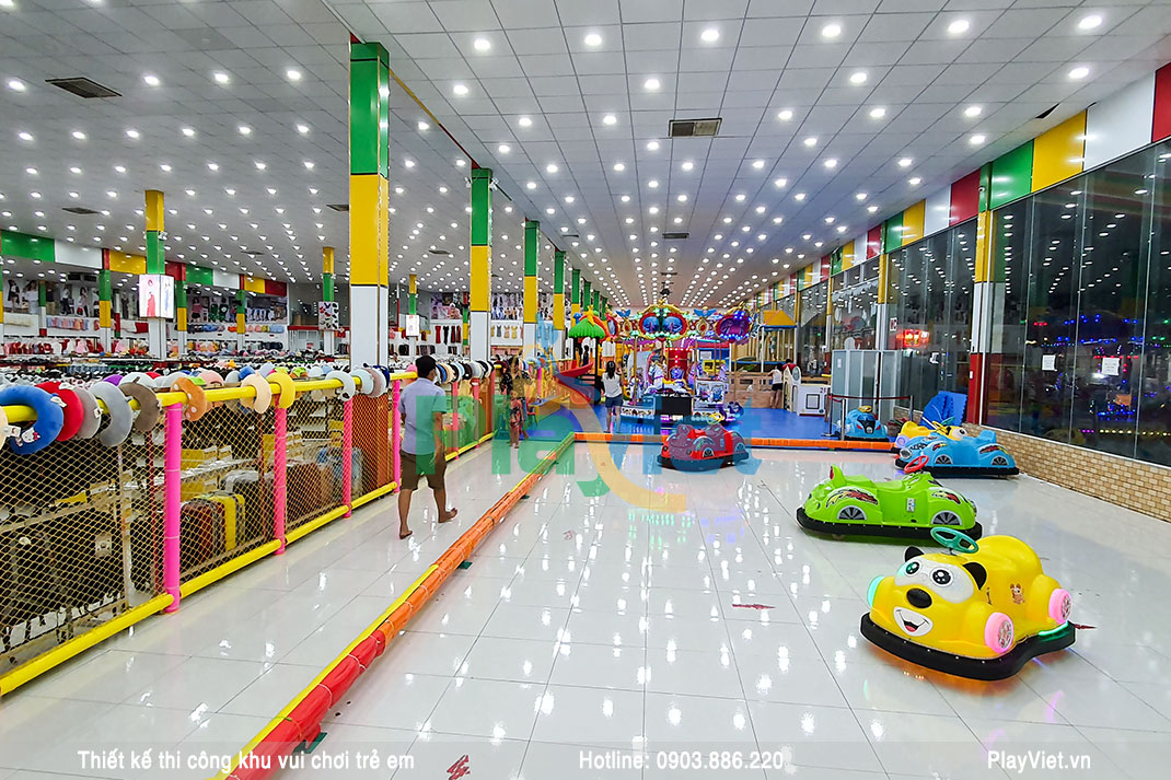 Mô hình thiết kế khu vui chơi trẻ em trong nhà 560m2 SIMMAXX Thuận Giao S20004