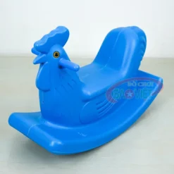 bập bênh đơn con Gà nguyên khối bằng nhựa cho bé S04NA01E