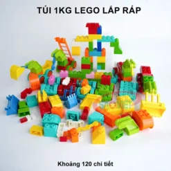 túi Lego chơi xếp hình bằng nhựa ABS siêu bền S26N01C