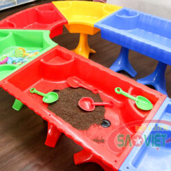 bàn đồ chơi với các nước 10 ngăn bằng nhựa S05N02