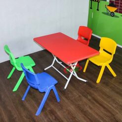 bàn học cho bé mầm on chân gấp chéo S013VA2 6