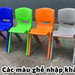 bảng màu sắc ghế mầm non nhựa nhập khẩu S012NA