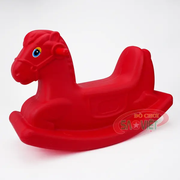 bập bênh Ngựa cho bé mầm non bằng nhựa S04NA01C