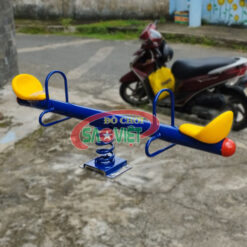 bập bênh đơn 2 ghế cho bé mầm non S04NP09