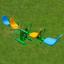 bập bênh đơn mầm non mẫu giáo 4 ghế S04V17