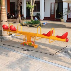 kích thước bập bênh đòn ngoài trời 4 ghế S04NP70