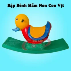 Bập Bênh Mẫu Giáo Con Vịt Bằng Nhựa Composite