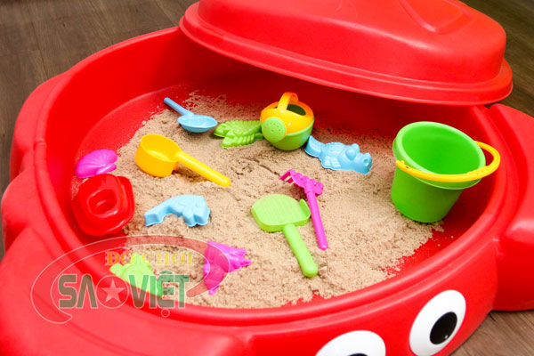 bể chơi cát và nước cho bé hình con Cua S05N11