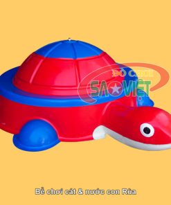 bể chơi cát và nước hình con Rùa bằng nhựa composite S05V03