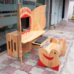 Bộ bàn ghế vi tính Kidsmart mầm non S014VT03