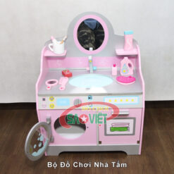 Bộ đồ chơi nhà tắm cho bé bằng gỗ S014VC06