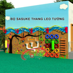 bộ sasuke thang leo tường cho trẻ em S11NB13