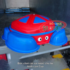 bồn chơi cát và nước cho bé hình con Cua S05V01