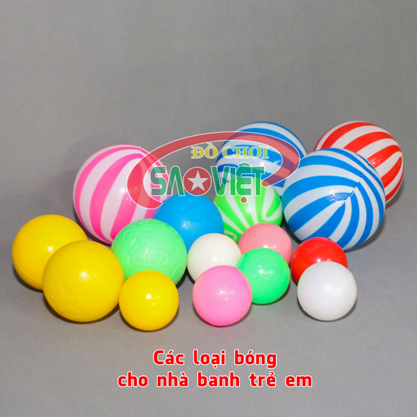 bóng nhựa cho nhà banh khu vui chơi trẻ em S08V95