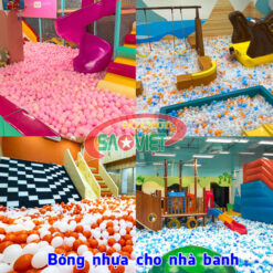 bóng nhựa loại nhỏ cho nhà banh trẻ em S08V95