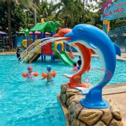 cá heo phun nước bằng nhựa composite S03VWC1