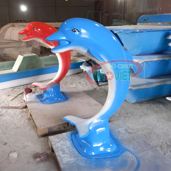 cá heo phun nước bằng nhựa composite S03VWC1