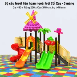 cầu trượt liên hoàn ngoài trời S03NB221