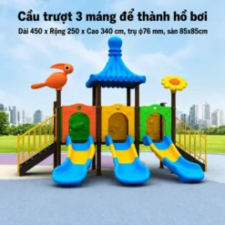 cầu trượt liên hoàn ngoài trời S03NB247