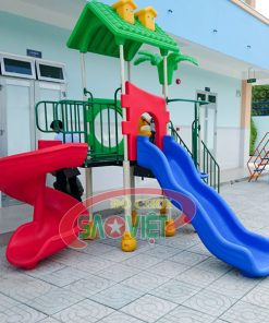 cầu trượt mầm non liên hoàn cho bé S03NB001