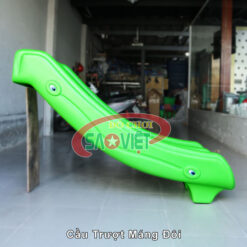 Cầu trượt máng đôi cho khu vui chơi bằng nhựa NL04DOIPE80