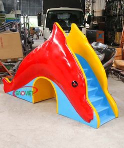 cầu trượt nước cá heo cho bé s03v120