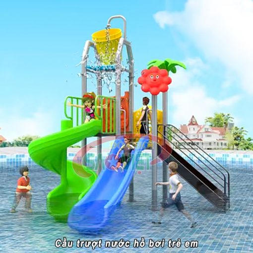 cầu trượt nước cho hồ bơi trẻ em S03NW14
