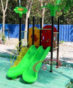 cầu trượt trẻ em máng đôi S03NB128A
