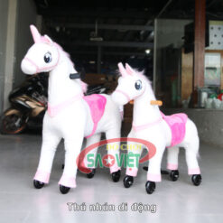 Con Ngựa Thiên Thần nhún di động cho bé mầm non S12NK