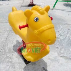con ngựa thú nhún lò xo cho bé chơi công viên S12N51