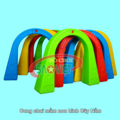 cổng chui mầm non hình cây nấm S07NB03