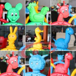 cổng chui vận động cho bé mầm non bằng nhựa S07NB21B