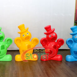 cột ném bóng cho bé mầm non Chú Hề S07NC06