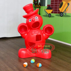 cột ném bóng cho bé mầm non Chú Hề S07NC06