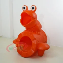 cột ném bóng trúng đích con Ếch cho bé mầm non S07NC09