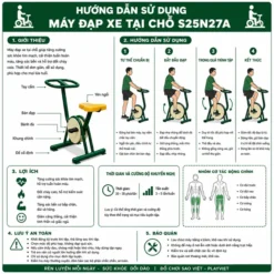 hướng dẫn sử dụng máy đạp xe tại chỗ ngoài trời S25N27A