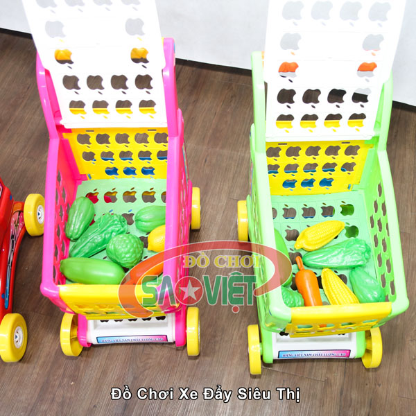 đồ chơi xe đẩy siêu thị cho bé bằng nhựa S24ST01A