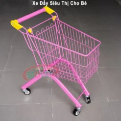 đồ chơi xe đẩy siêu thị cho bé bằng sắt S24ST01C