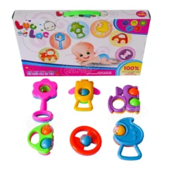 đồ chơi xúc xắc lục lạc 6 cái cho bé mầm non MN012031A