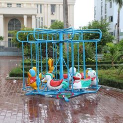 kích thước đu quay treo mầm non 8 con thú s06v23