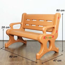 kích thước ghế băng dài nhựa mầm non cao cấp S012NM