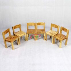 ghế gỗ cho bé mầm non S012VD3