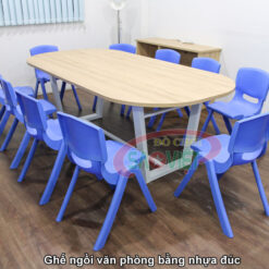 ghế ngồi văn phòng bằng nhựa đúc nguyên khối S012NA8